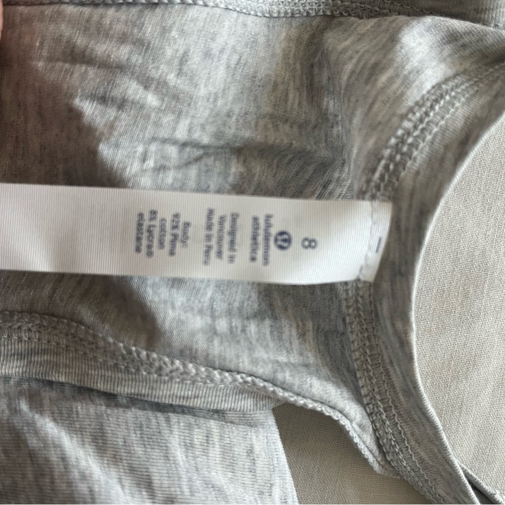 Lululemon Gray Love Tank Top
